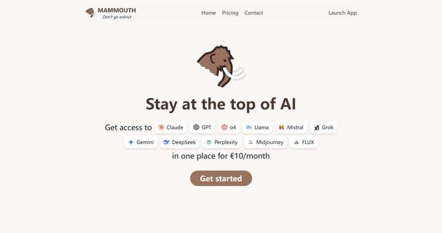 Mammouth AI