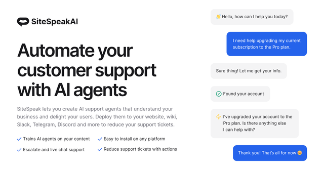SiteSpeakAI