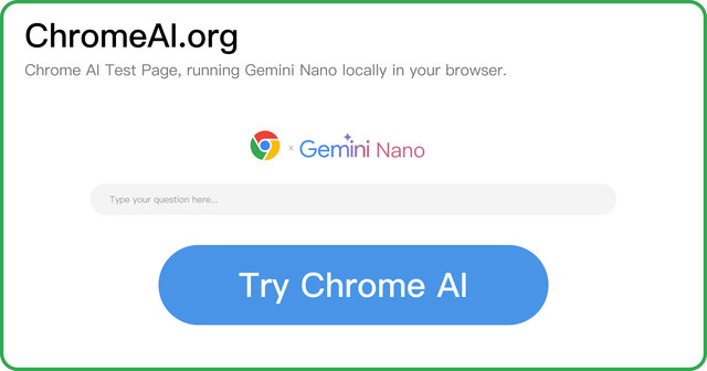 ChromeAI Gemini Nano
