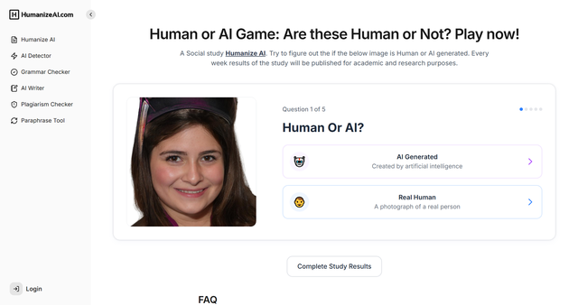 Human or AI Game