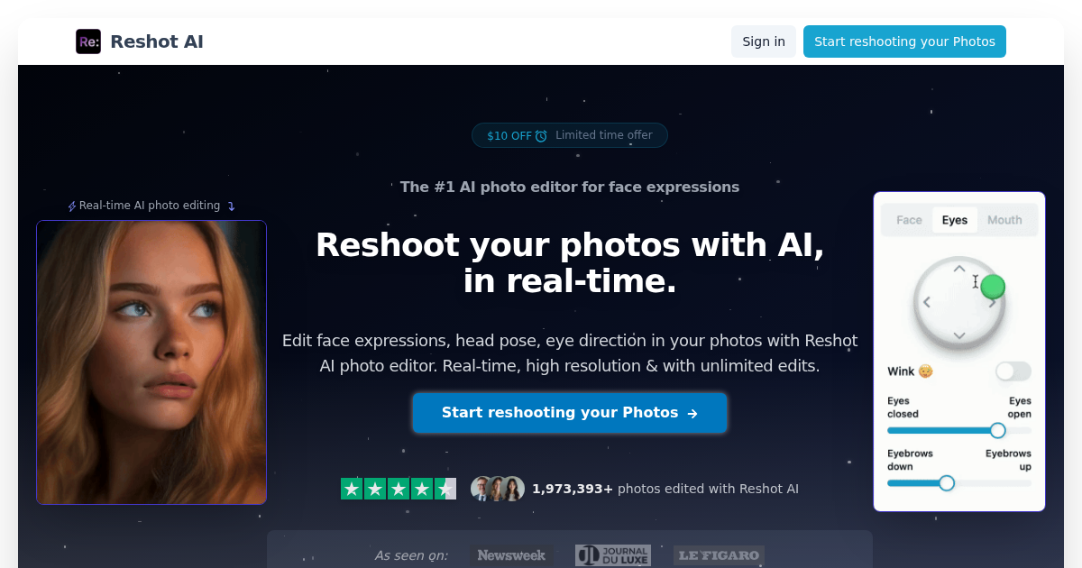 Reshot AI 截图