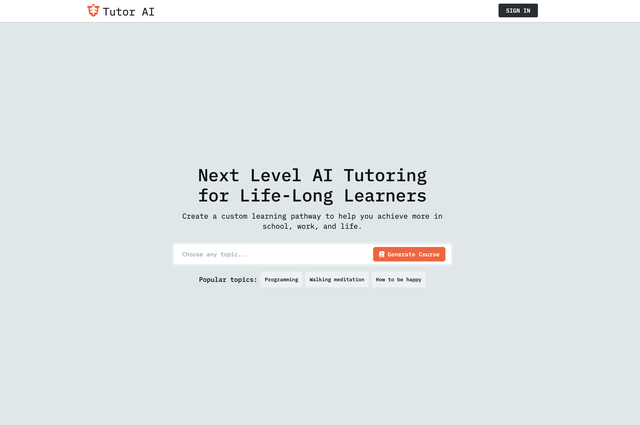 Tutor AI