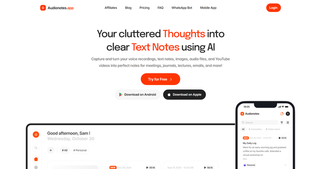 Audionotes